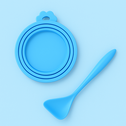 Couvercle Rond en Silicone Hermétique – Conservation Boîtes | Chien & Chat