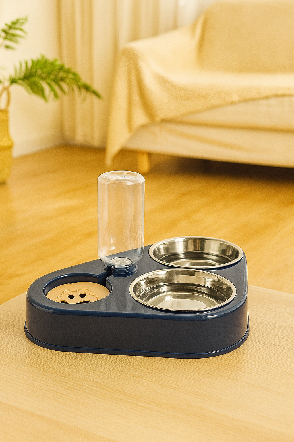 Gamelle Chien Chat Inox Auto-Service Antidérapante