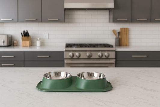 Gamelle Chien Chat Double Bol Inox