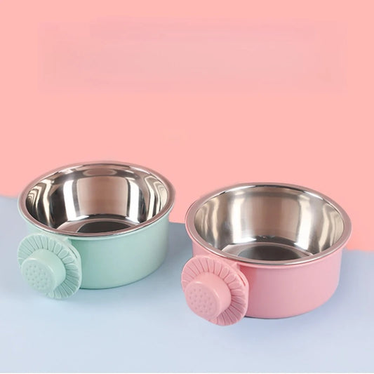 Gamelle Chien Chat Suspendue – Bol Inox Amovible