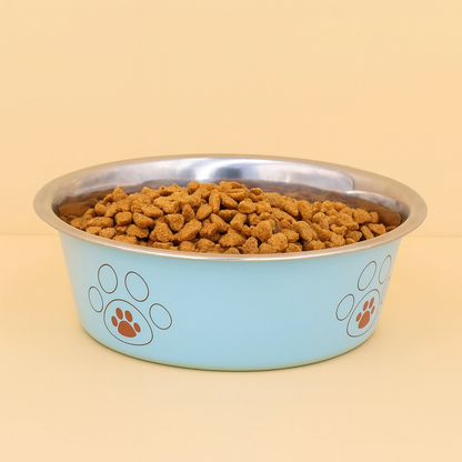 Gamelle Chien Inox – Motif Patte Anti-Renversement