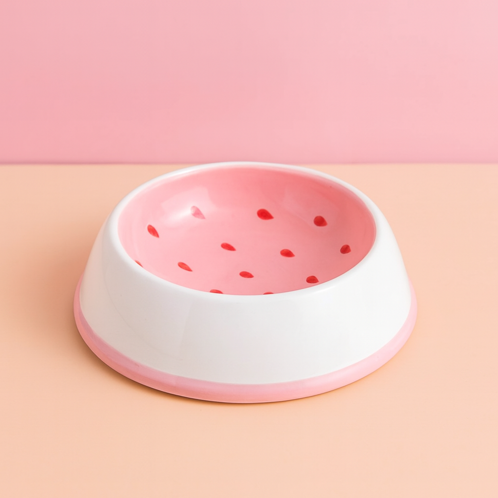 Gamelle Chien Chat Céramique Fruits Colorés