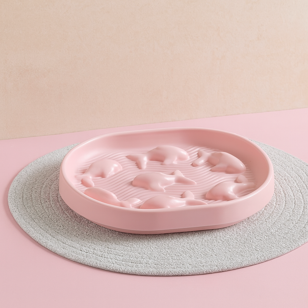 Gamelle Anti-Glouton Chat – Bol Lent Forme Poisson