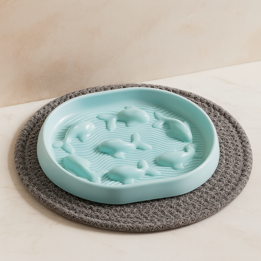 Gamelle Anti-Glouton Chat – Bol Lent Forme Poisson