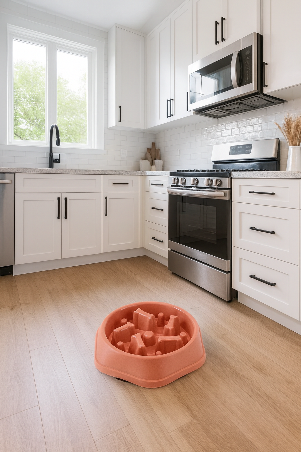 Gamelle Anti-Glouton – Taille Moyenne | Ralentit l’Ingestion & Améliore la Digestion