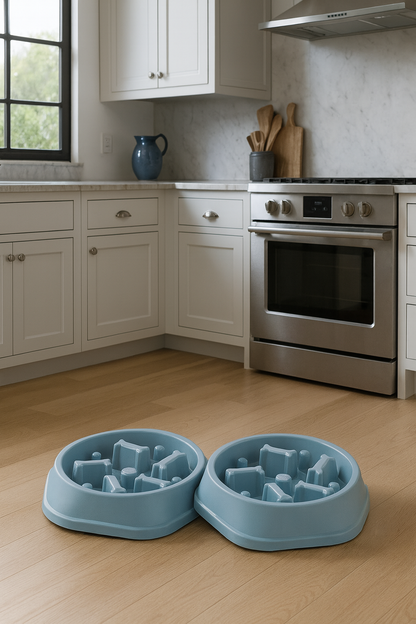 Gamelle Anti-Glouton – Taille Moyenne | Ralentit l’Ingestion & Améliore la Digestion