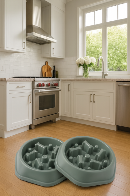 Gamelle Anti-Glouton – Taille Moyenne | Ralentit l’Ingestion & Améliore la Digestion