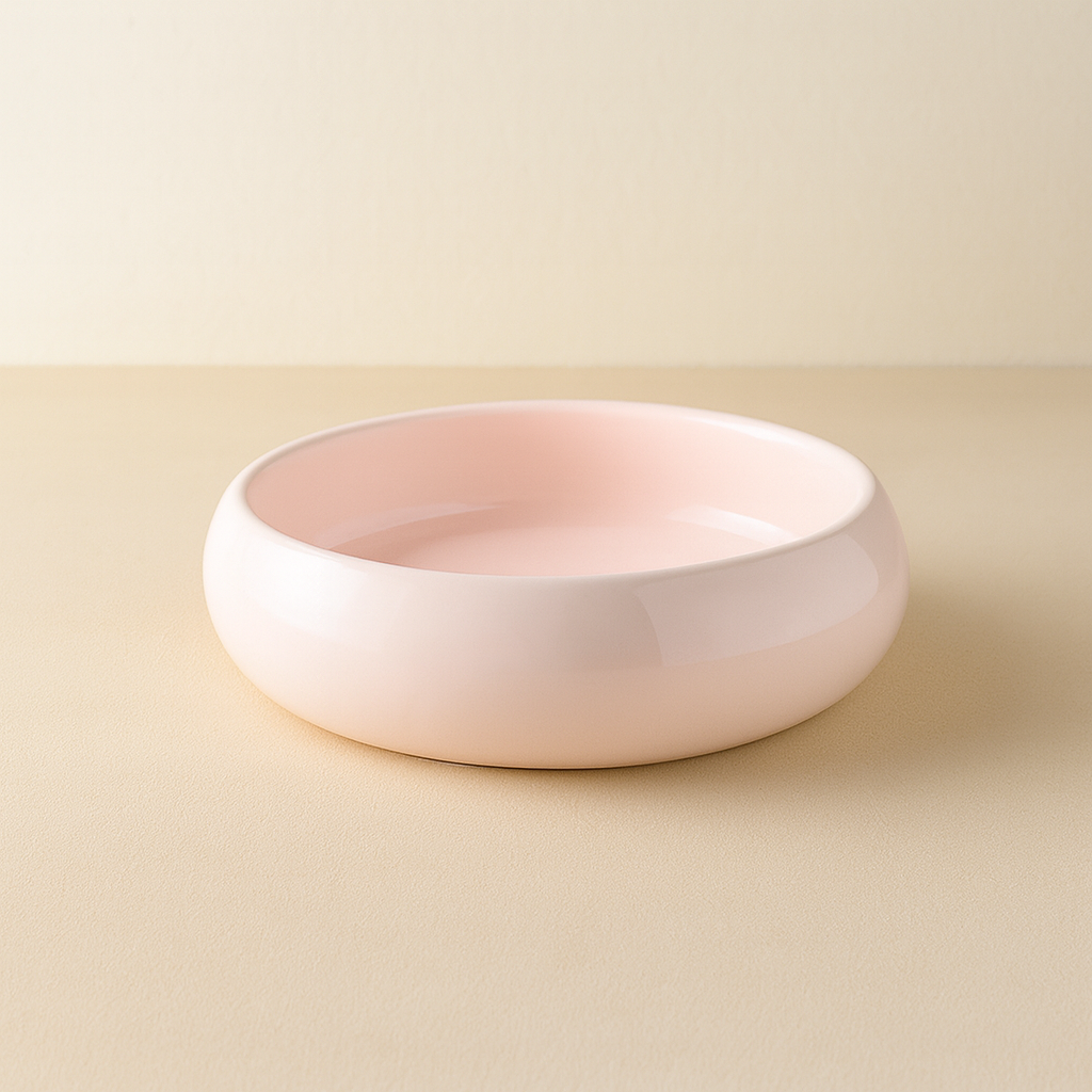 Gamelle Chiot Et Chat Bambou Et Céramique