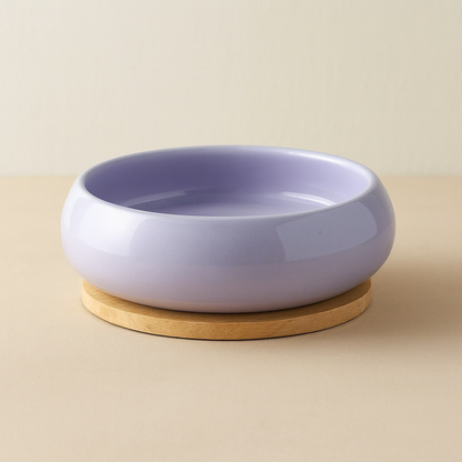 Gamelle Chiot Et Chat Bambou Et Céramique