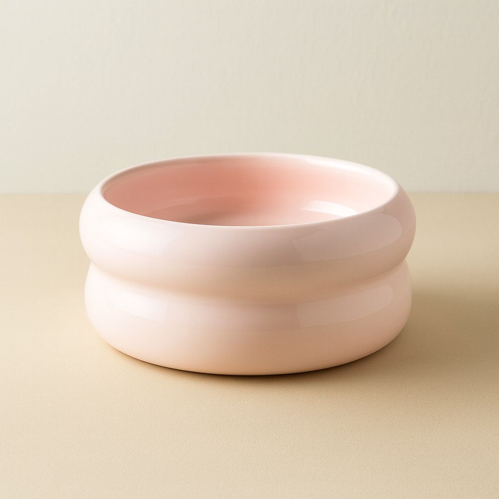 Gamelle Chiot Et Chat Bambou Et Céramique