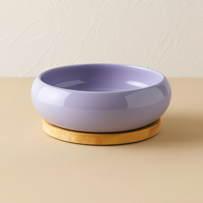 Gamelle Chiot Et Chat Bambou Et Céramique