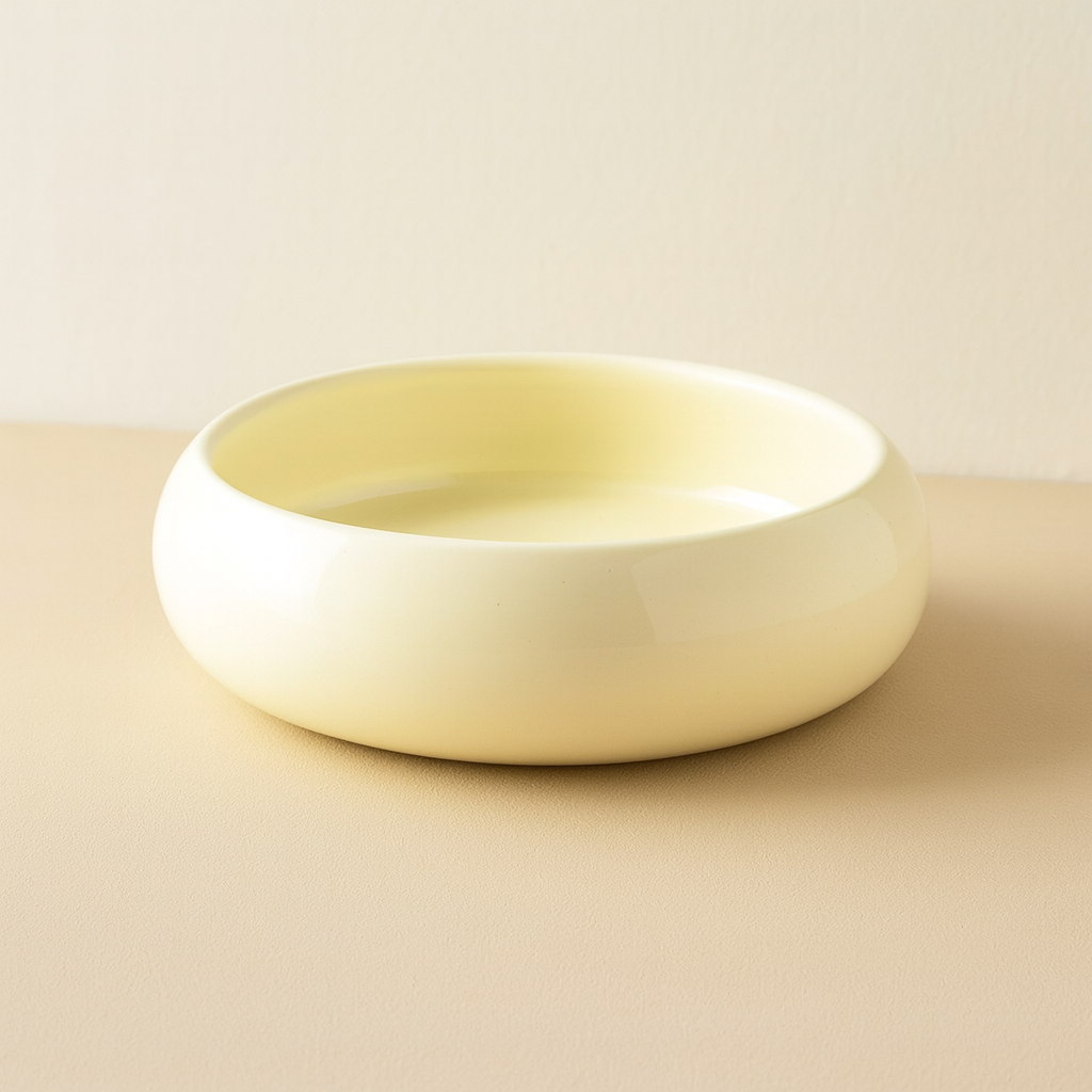 Gamelle Chiot Et Chat Bambou Et Céramique