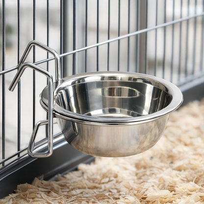 Gamelle Chien Suspendue Inox Avec Crochet