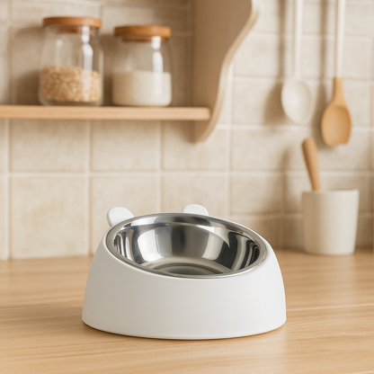 Gamelle Chat Inox Inclinée Antidérapante