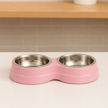 Gamelle Chien Chat Double Bol