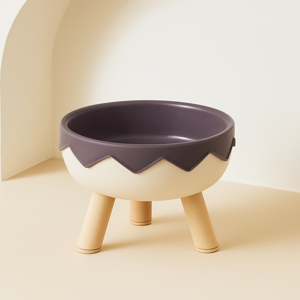 Gamelle Chien Chat Surélevée Motif Glace Cartoon