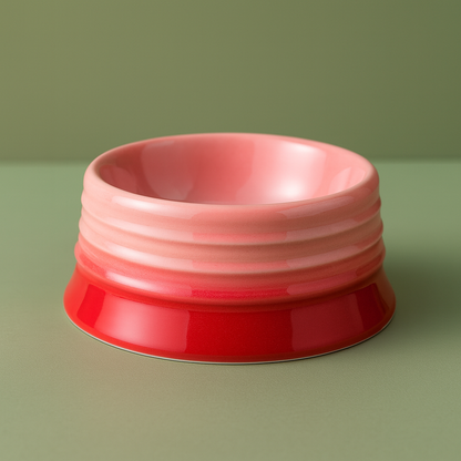 Gamelle Chien Chat Ronde Dégradée Élégante