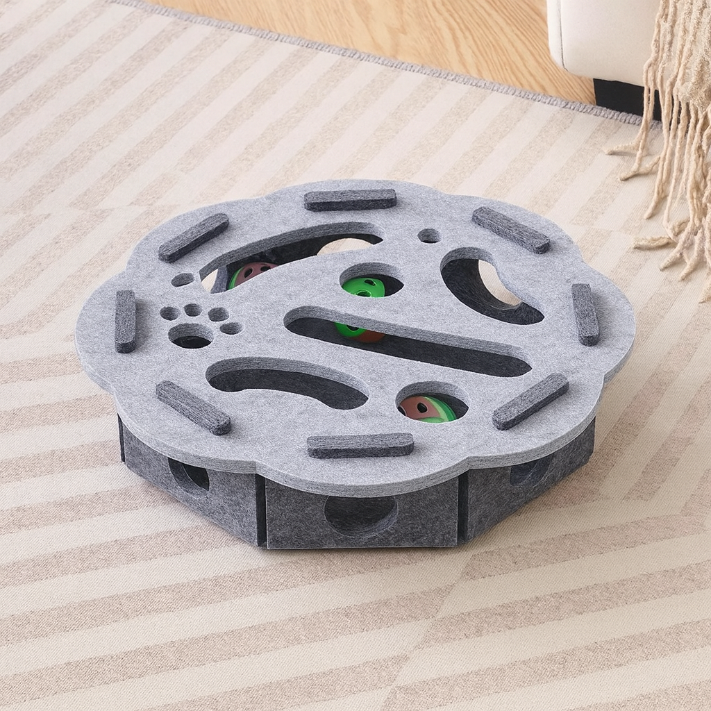 Grattoir Chat En Sisal Jouet Interactif