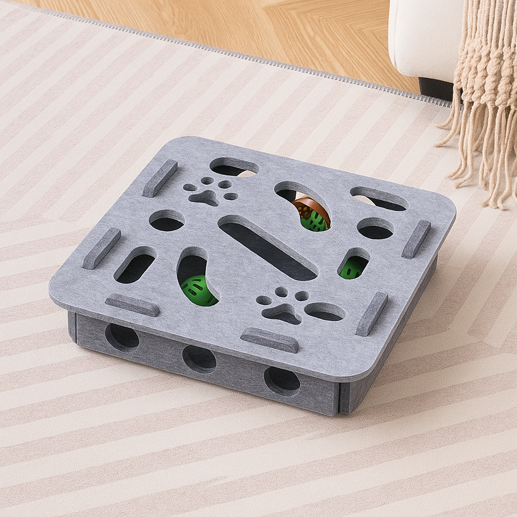 Grattoir Chat En Sisal Jouet Interactif