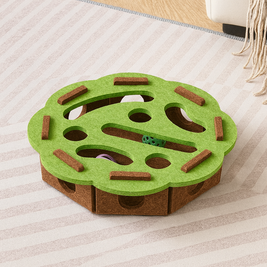 Grattoir Chat En Sisal Jouet Interactif