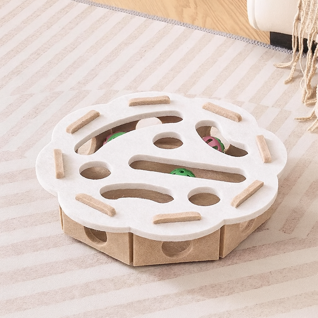 Grattoir Chat En Sisal Jouet Interactif