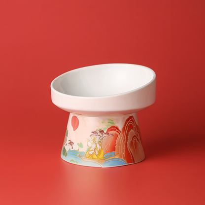 Gamelle Chien Chat Surélevée Élégante Petits Gabarits