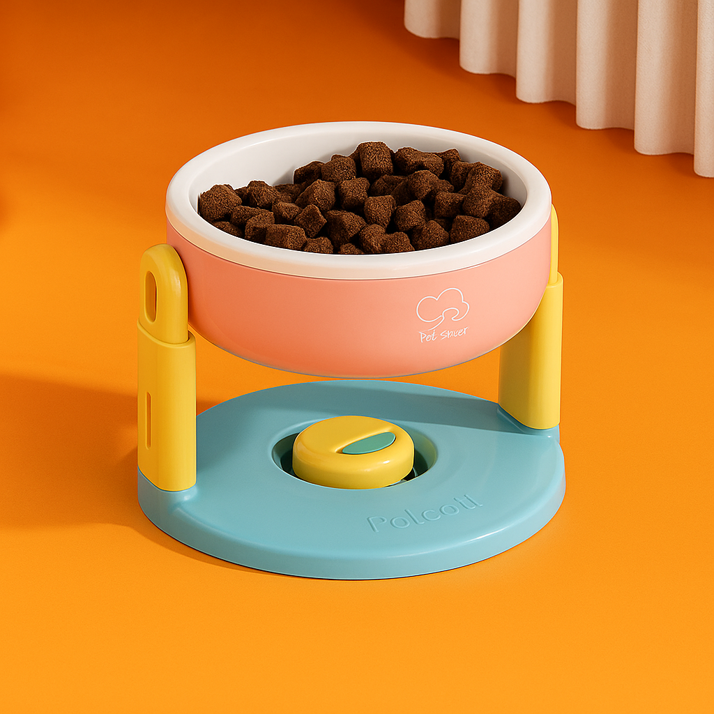 Gamelle Chien Chat Surélevée Hauteur Réglable