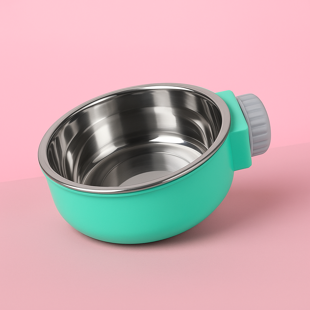 Gamelle Chien Chat Suspendue Réglable Pour Cage