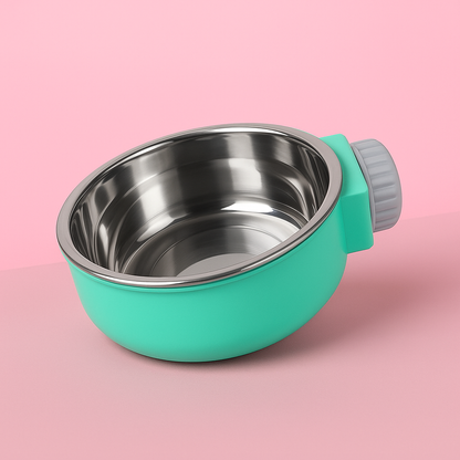 Gamelle Chien Chat Suspendue Réglable Pour Cage