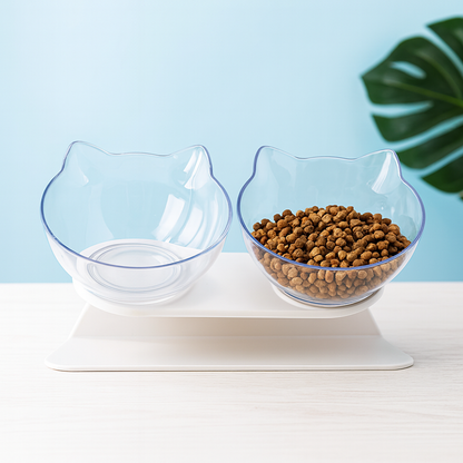 Gamelle Chat Surélevée Double Bol Antidérapant