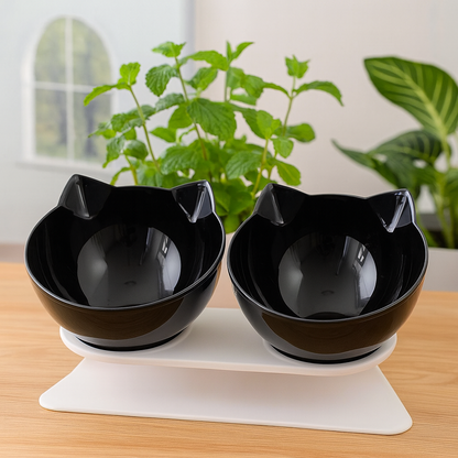 Gamelle Chat Surélevée Double Bol Antidérapant