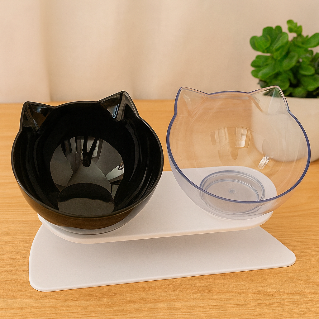 Gamelle Chat Surélevée Double Bol Antidérapant