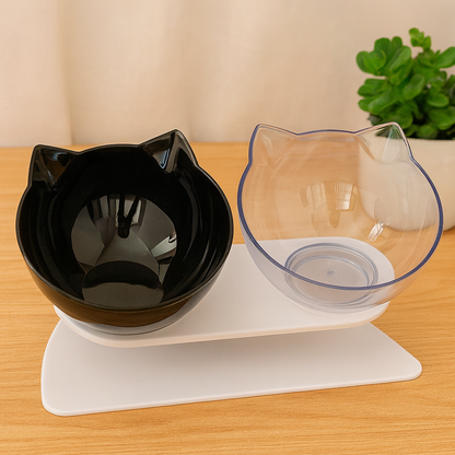 Gamelle Chat Surélevée Double Bol Antidérapant