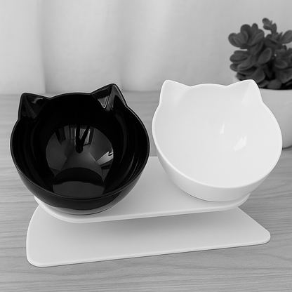 Gamelle Chat Surélevée Double Bol Antidérapant