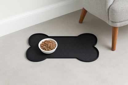 Tapis De Gamelle Chien Silicone Épais Antidérapant