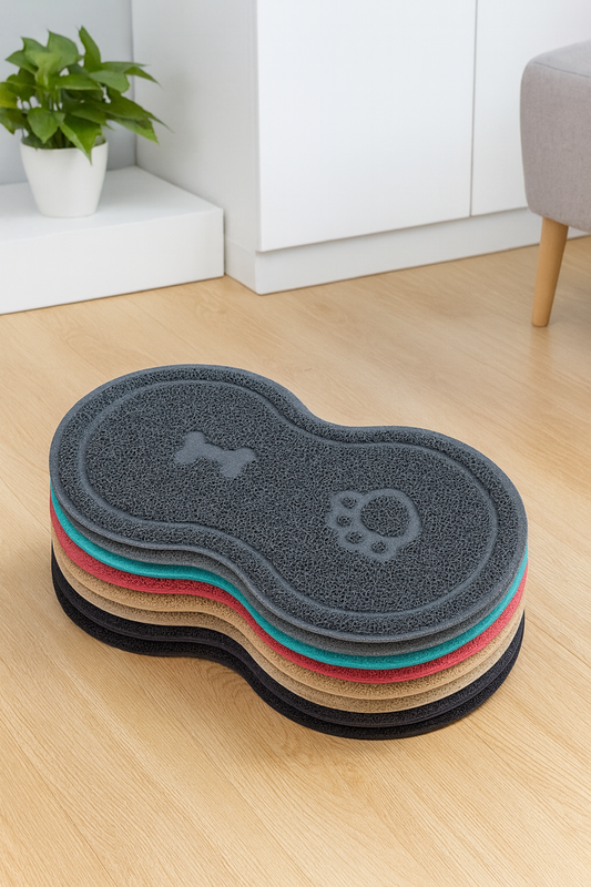 Tapis De Gamelle Chien Chat Protection Sol