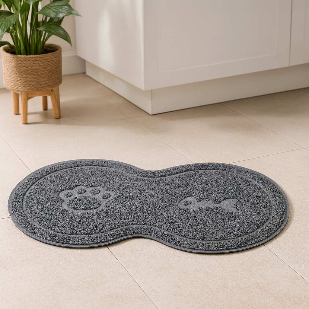 Tapis De Gamelle Chien Chat Protection Sol
