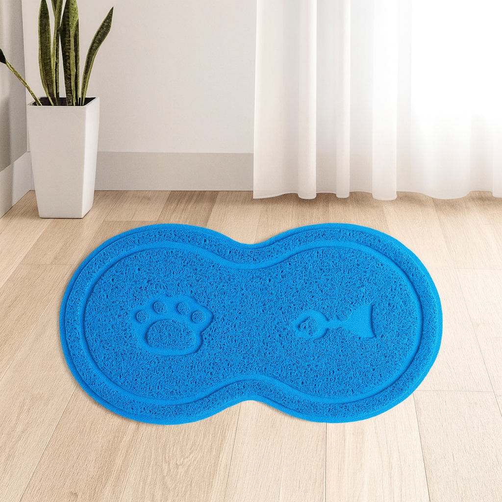 Tapis De Gamelle Chien Chat Protection Sol