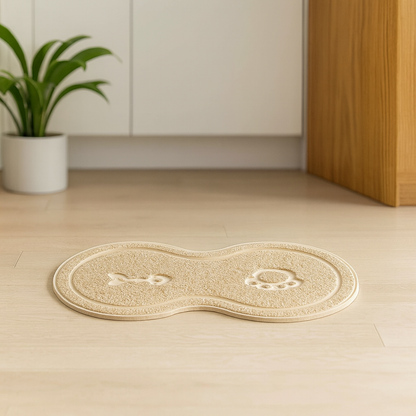 Tapis De Gamelle Chien Chat Protection Sol