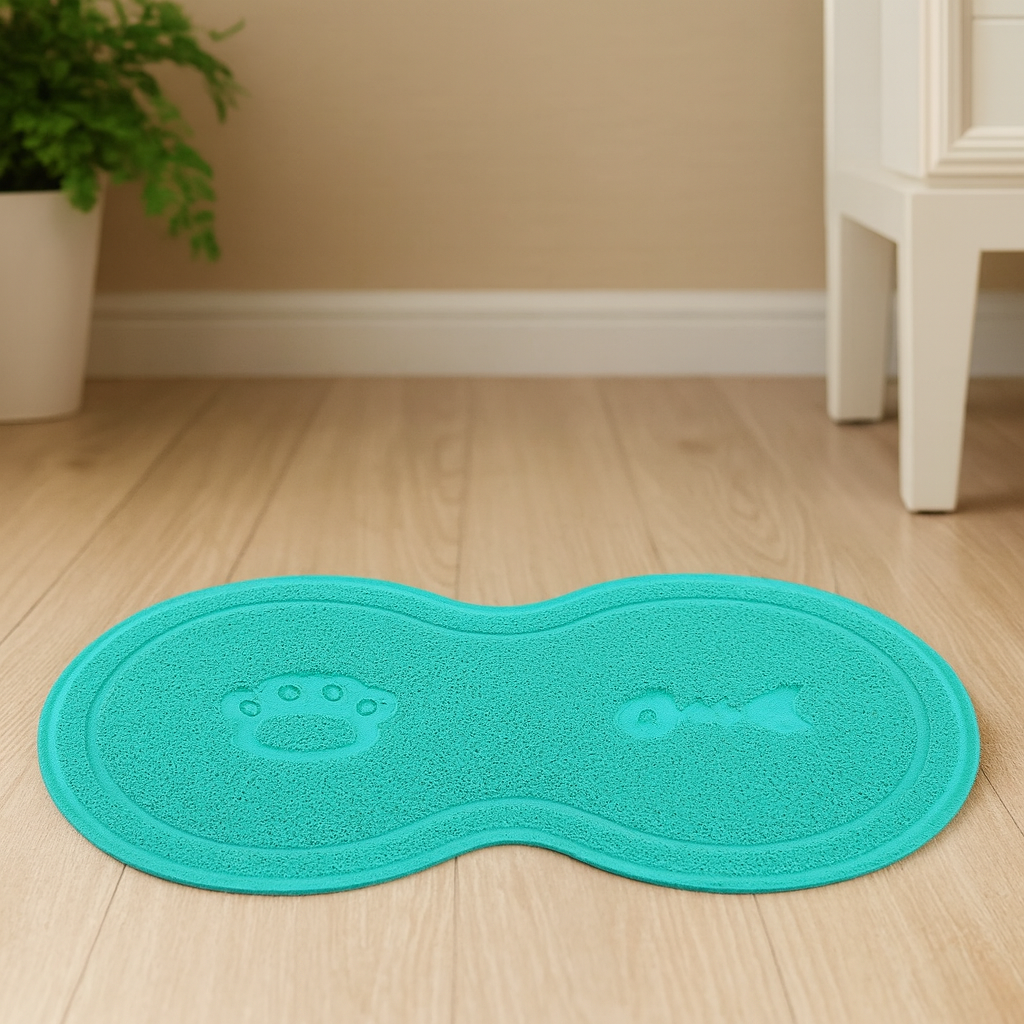 Tapis De Gamelle Chien Chat Protection Sol