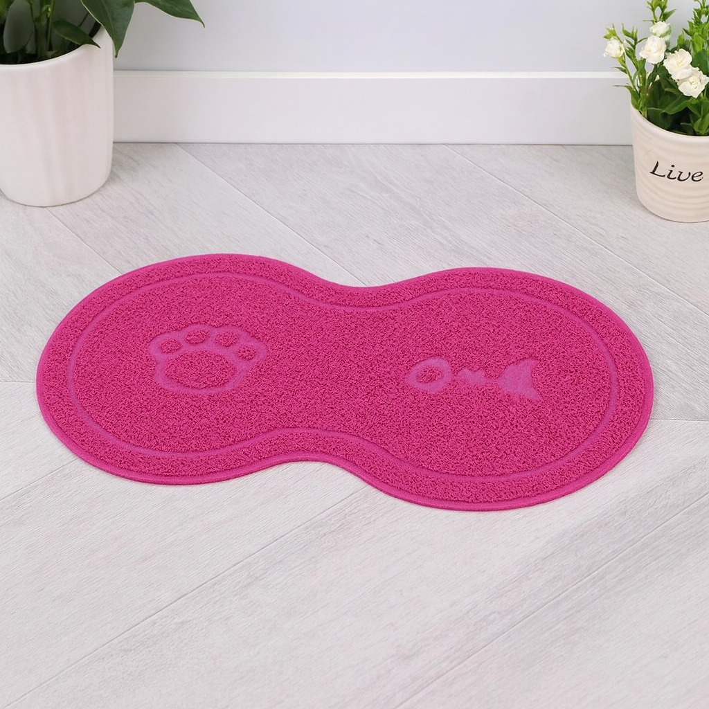 Tapis De Gamelle Chien Chat Protection Sol