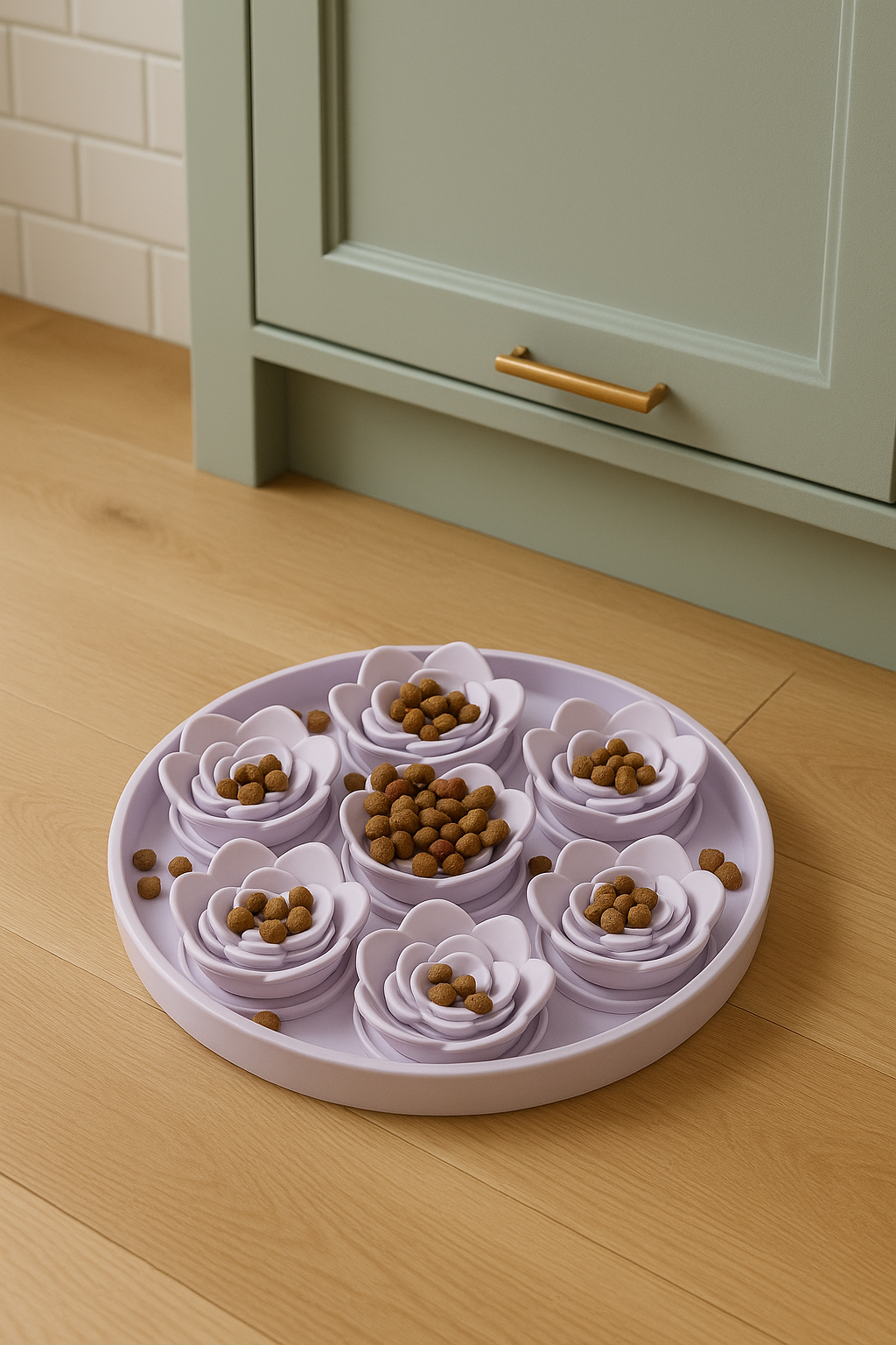 Gamelle Anti Glouton Chien Chat – Tapis Léchage Silicone