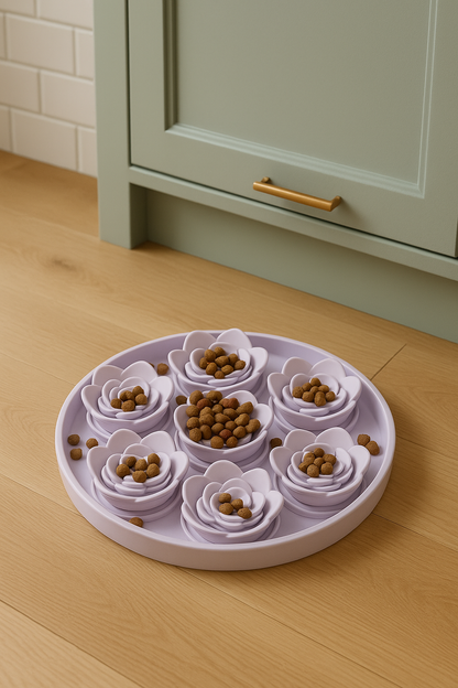 Gamelle Anti Glouton Chien Chat – Tapis Léchage Silicone