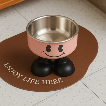 Gamelle Surélevée Smiley – Confort & Hygiène | Chien & Chat