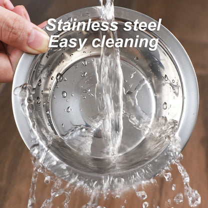 Gamelle Chien Chat Double Bol Inox Solide