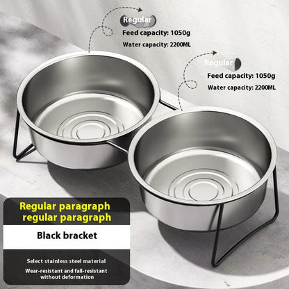 Gamelle Chien Inox Anti-Glouton Surélevée