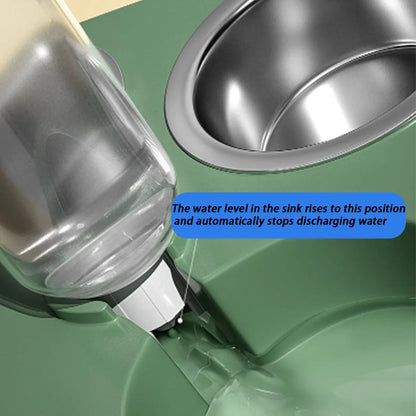 Gamelle Chien Chat Inox Auto-Service Antidérapante