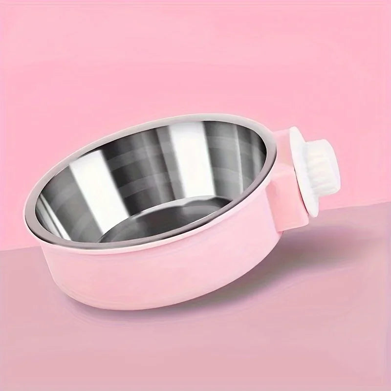 Gamelle Chien Chat Suspendue Réglable Pour Cage