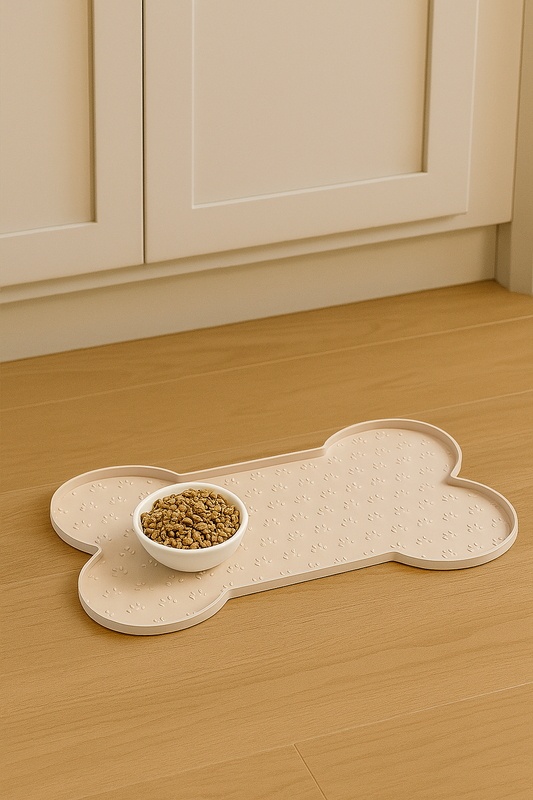 Tapis De Gamelle Chien – Silicone Épais Antidérapant
